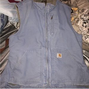 Periwinkle carharrt vest size Large